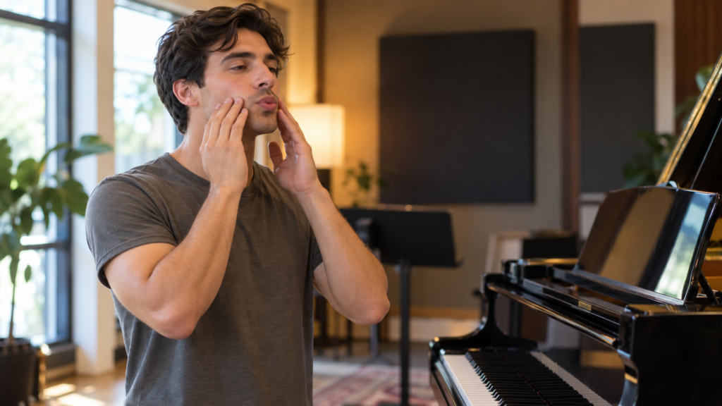 Vocal warm up beside the piano - how to increase your vocal range: exercises that actually work 2